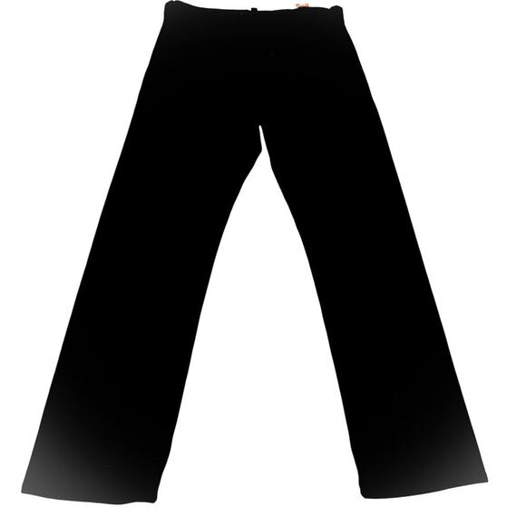 Levi's Wedgie Straight Classic Black Denim Jeans Button Fly Size 28 x 28 - Picture 3 of 9